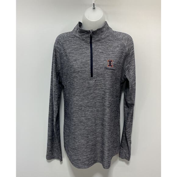 Illinois Fighting Illini Colosseum 1/4 Zip Pullover Women’s Sz XL EUC - Picture 1 of 8